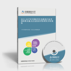 2022-2027年中国软件外包服务行业市场供需及重点企业投资评估研究分析报告封面